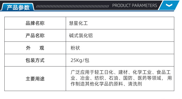 堿式氯化鋁